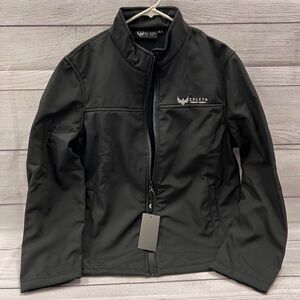Black Fleece Zip Up Jacket (Lg)
